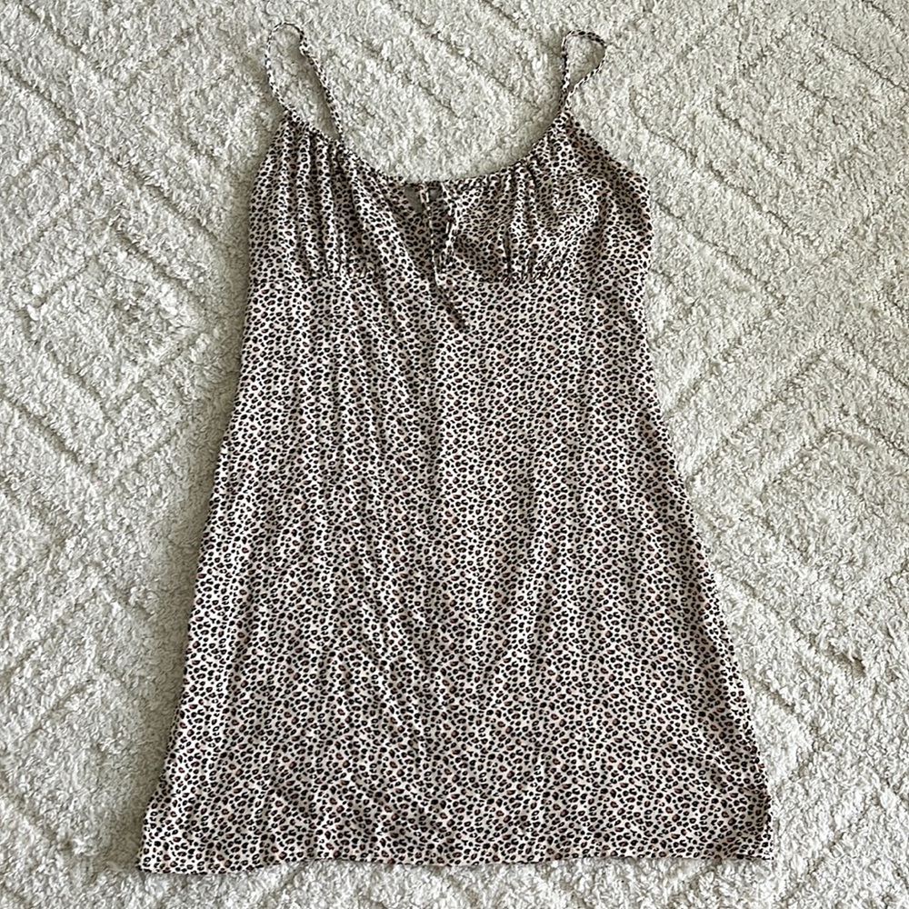 pacsun la hearts cheetah dress
